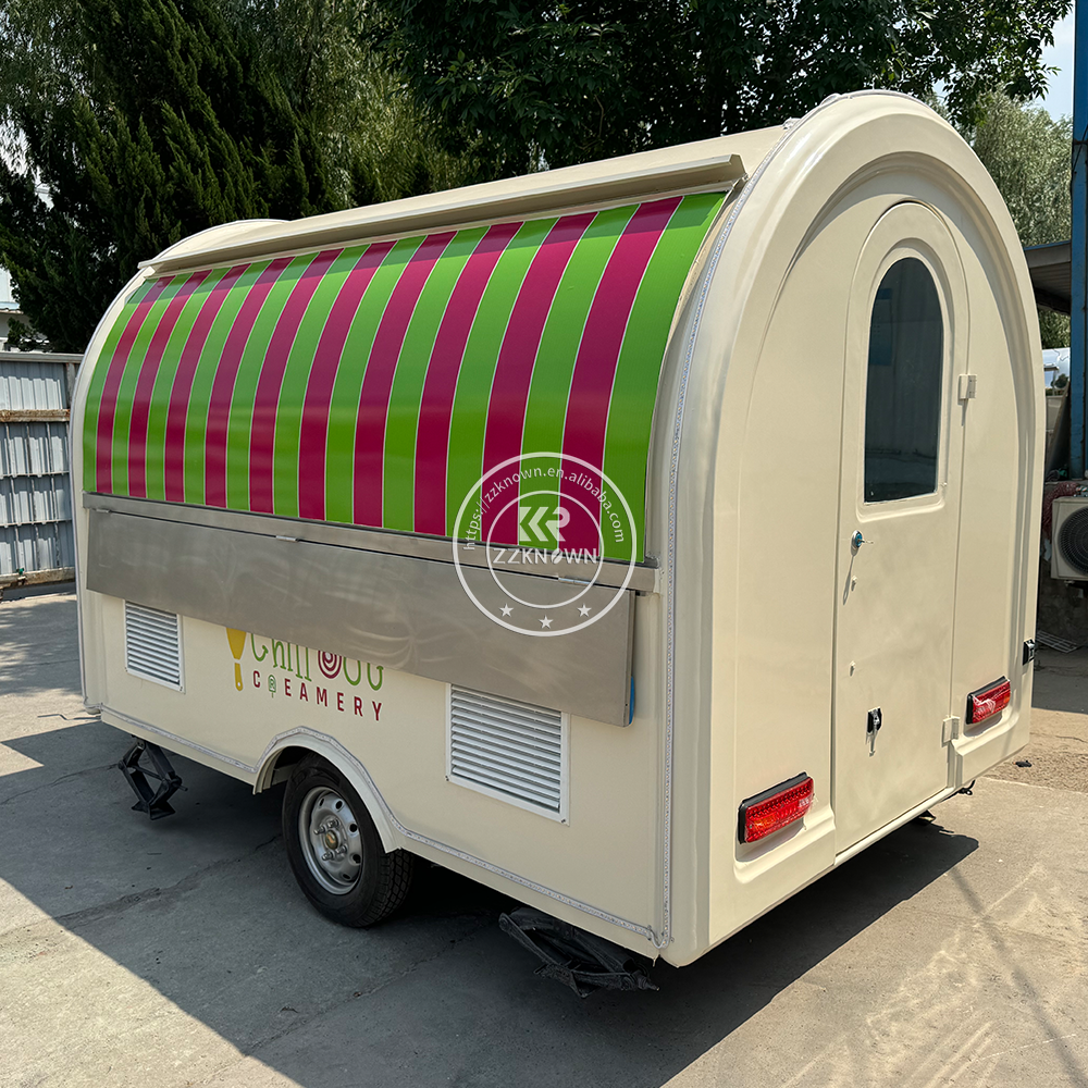 Commercial Kitchen Layout - Street BBQ Fast Food Pizza Truck