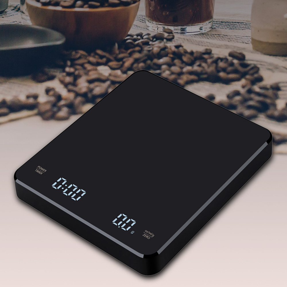 Commercial Kitchen Timer - USB 3kg Digital Coffee Scale with
