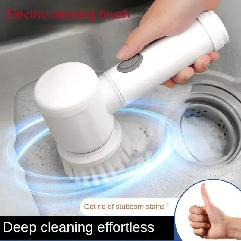 Commercial Kitchen Cleaning - Electric Spin Scrubber – Cordless Spin