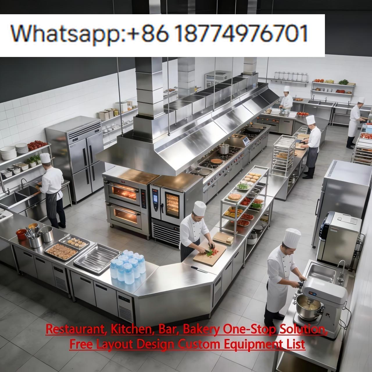 Commercial Kitchen Layout - KFC Commercial Fast Food Equipment Set