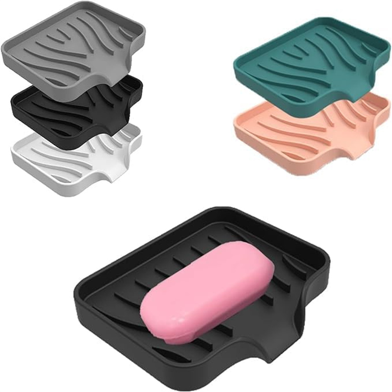 Commercial Kitchen Floor Drain - 1-Pack Silicone Drain Soap Box Kitchen
