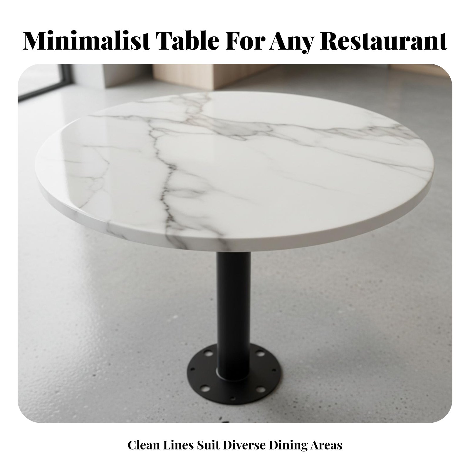 Small Square Table Cost-Effect - огляд і ціна Commercial Kitchen Small Space