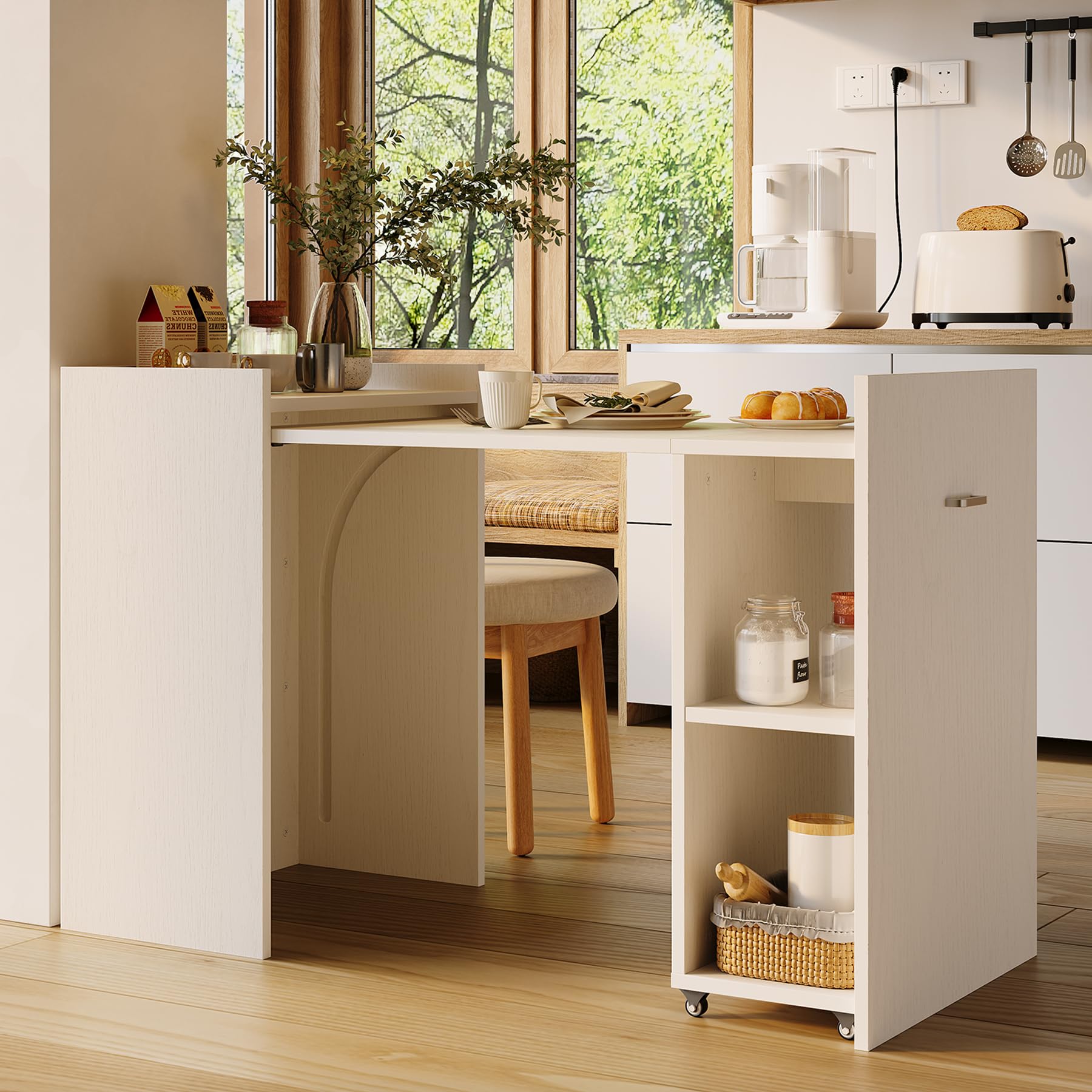Foldable Computer Desk With St - огляд і ціна Commercial Kitchen Small Space