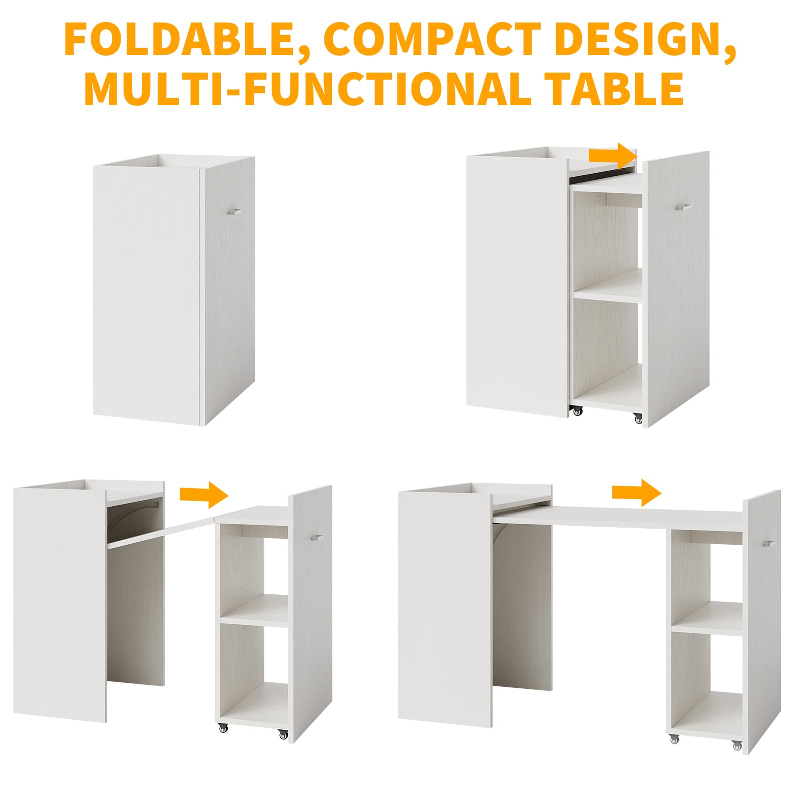 Foldable Computer Desk With St - огляд і ціна Commercial Kitchen Small Space