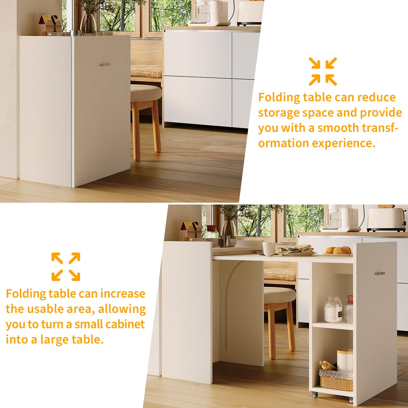 Foldable Computer Desk With St - огляд і ціна Commercial Kitchen Small Space