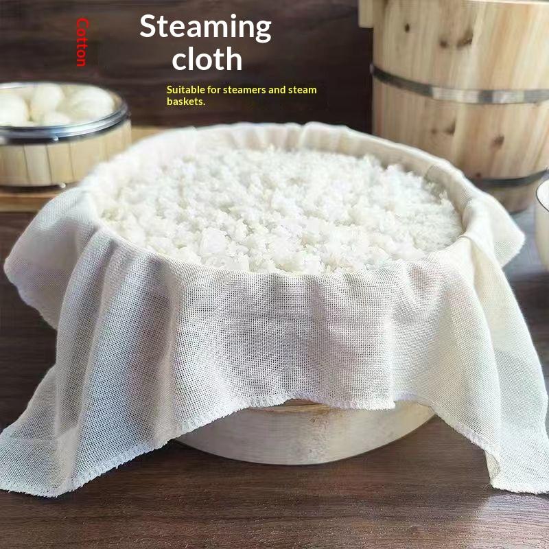 3Pcs Pure Round Cotton Steamer - огляд і ціна Commercial Kitchen Towels