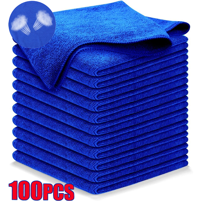 50/100PCS Car Wash Microfiber  - огляд і ціна Commercial Kitchen Towels
