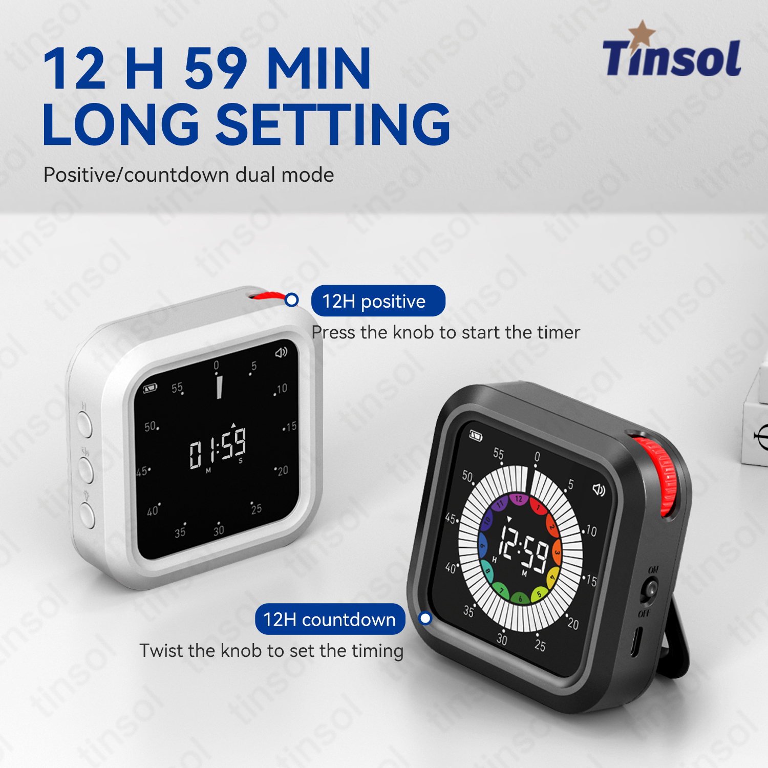 TINSOL Visual timer for studen - огляд і ціна Commercial Kitchen Timer