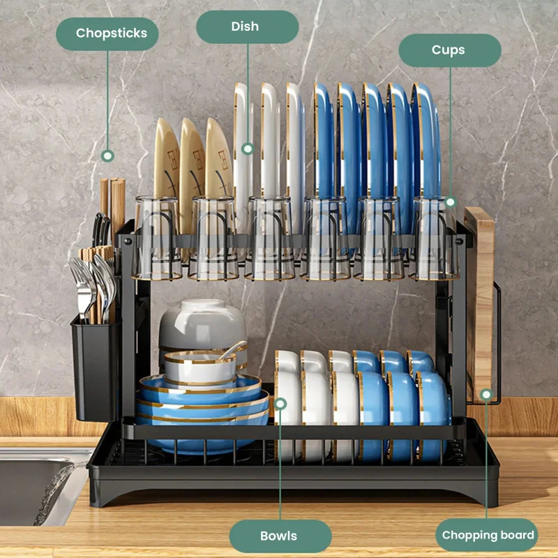 Space Saving Double Tier Dish  - огляд і ціна Commercial Kitchen Floor Drain