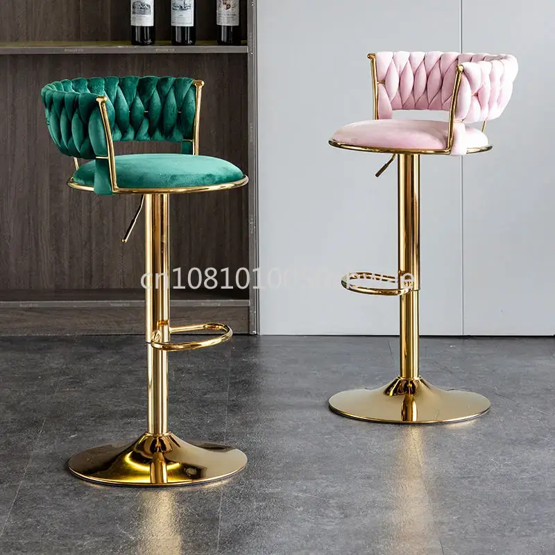 Modern Velvet Bar Stools Swive - огляд і ціна Commercial Kitchen Counter