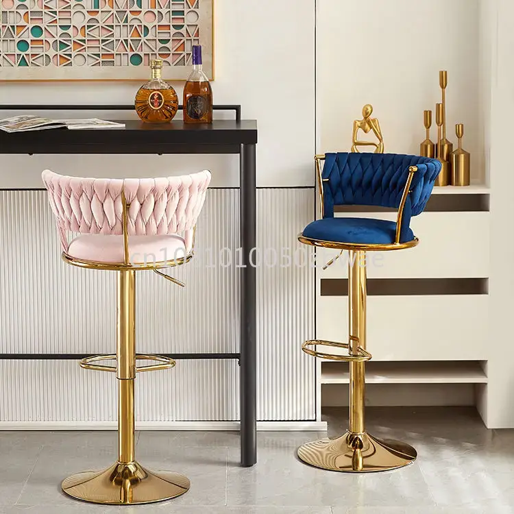 Modern Velvet Bar Stools Swive - огляд і ціна Commercial Kitchen Counter