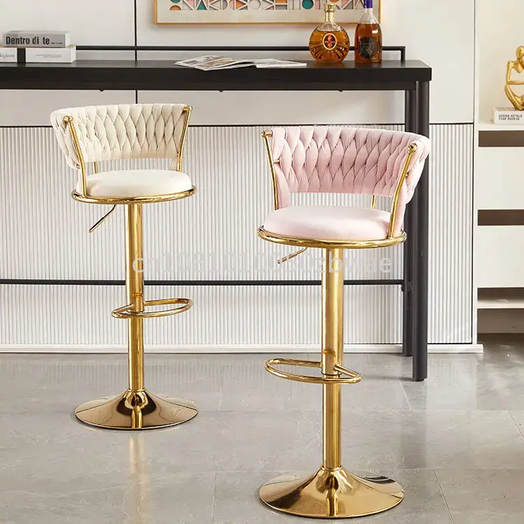 Modern Velvet Bar Stools Swive - огляд і ціна Commercial Kitchen Counter