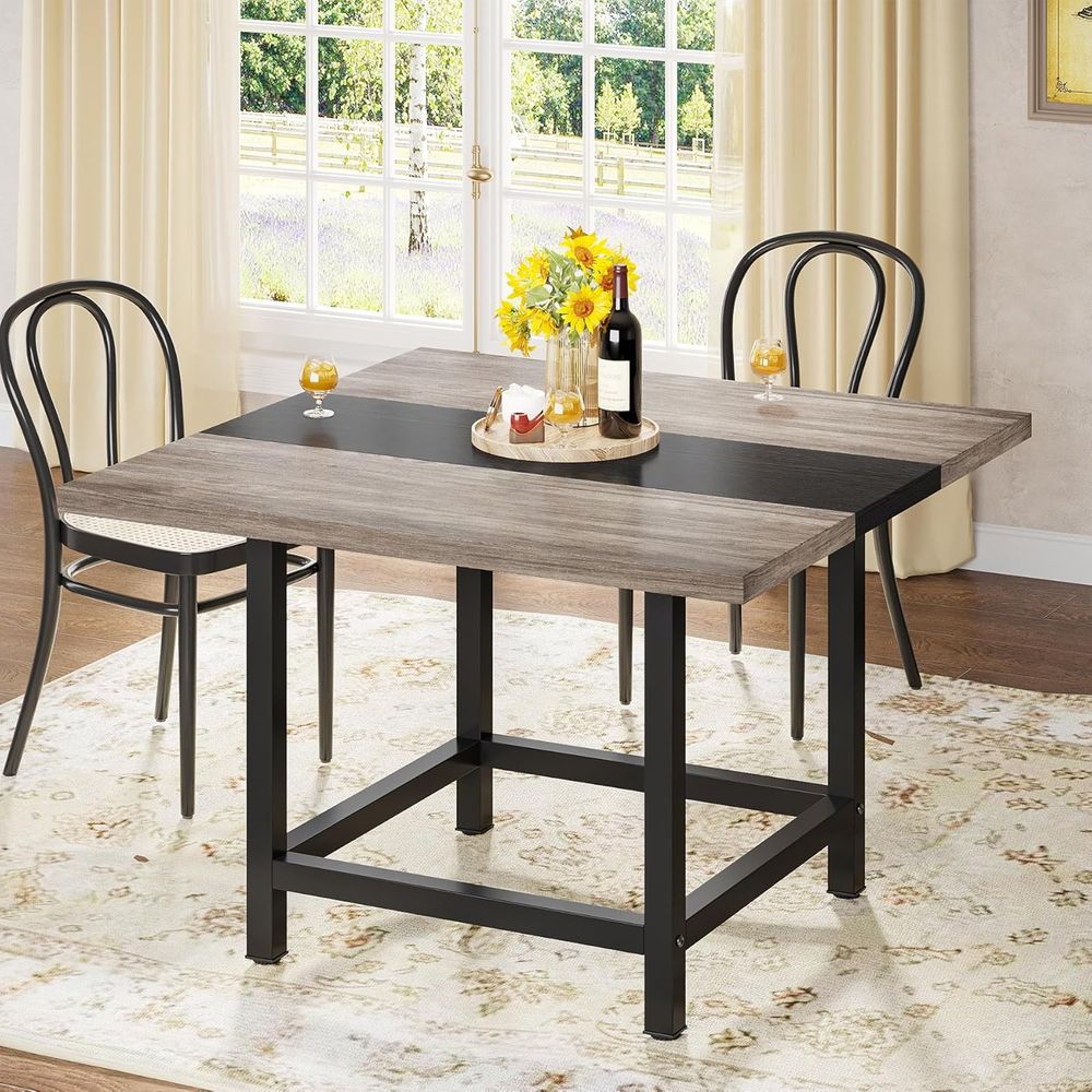 39.4 Square Wooden Dining Tabl - огляд і ціна Commercial Kitchen Small Space