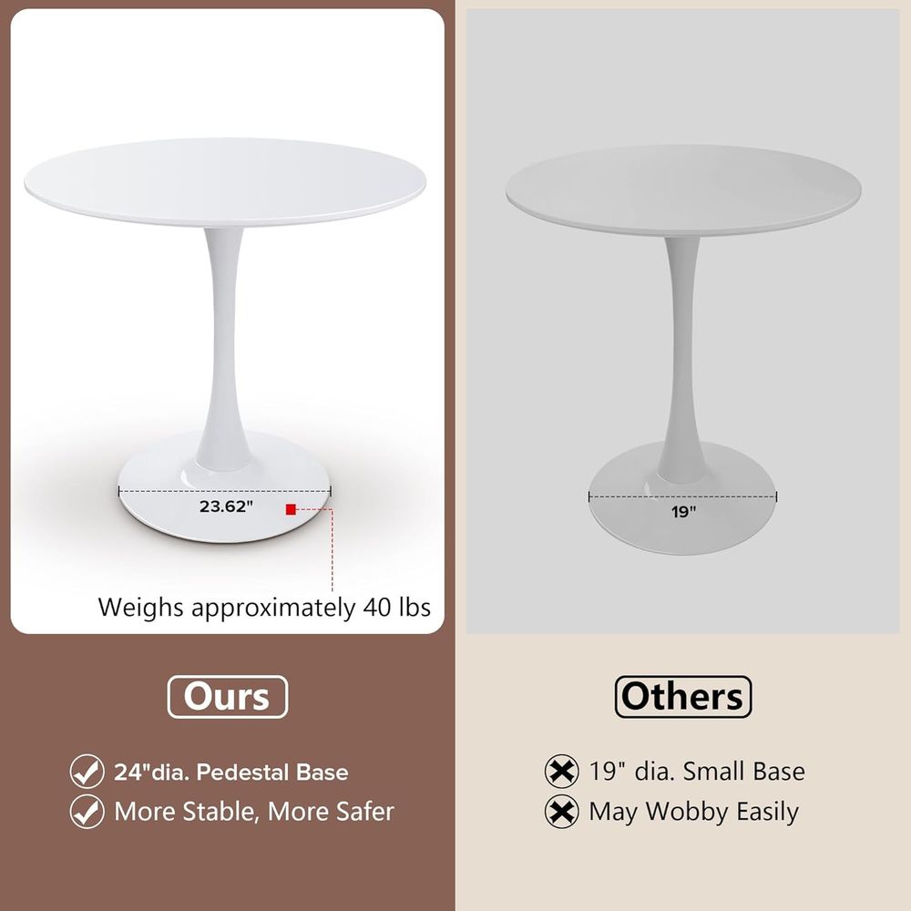 Round Dining Table Set with 4  - огляд і ціна Commercial Kitchen Small Space