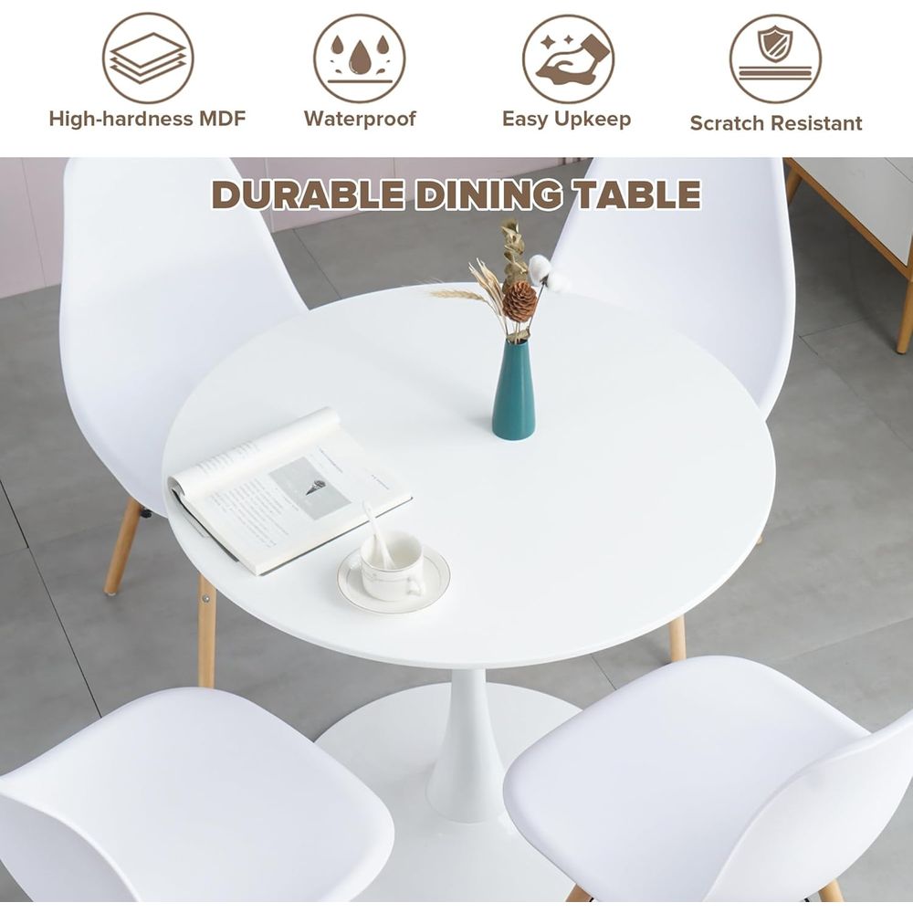 Round Dining Table Set with 4  - огляд і ціна Commercial Kitchen Small Space