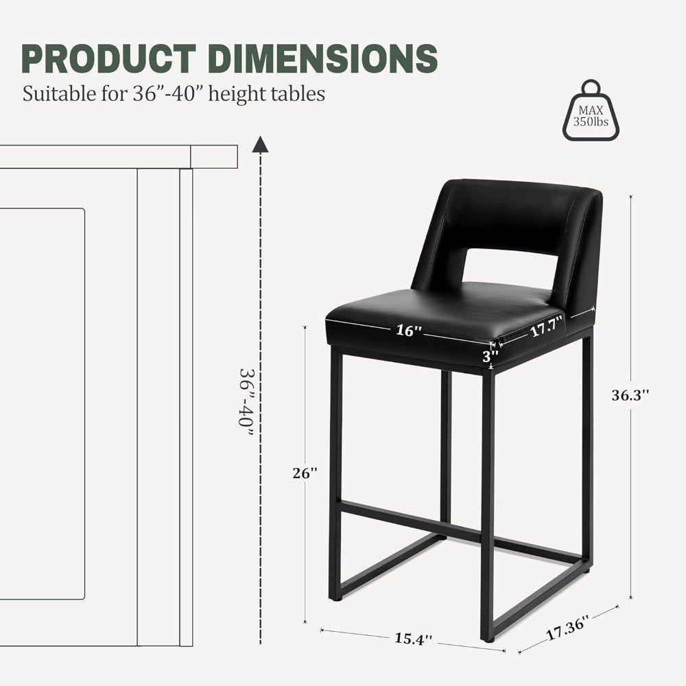 new Black Counter Height Bar S - огляд і ціна Commercial Kitchen Counter