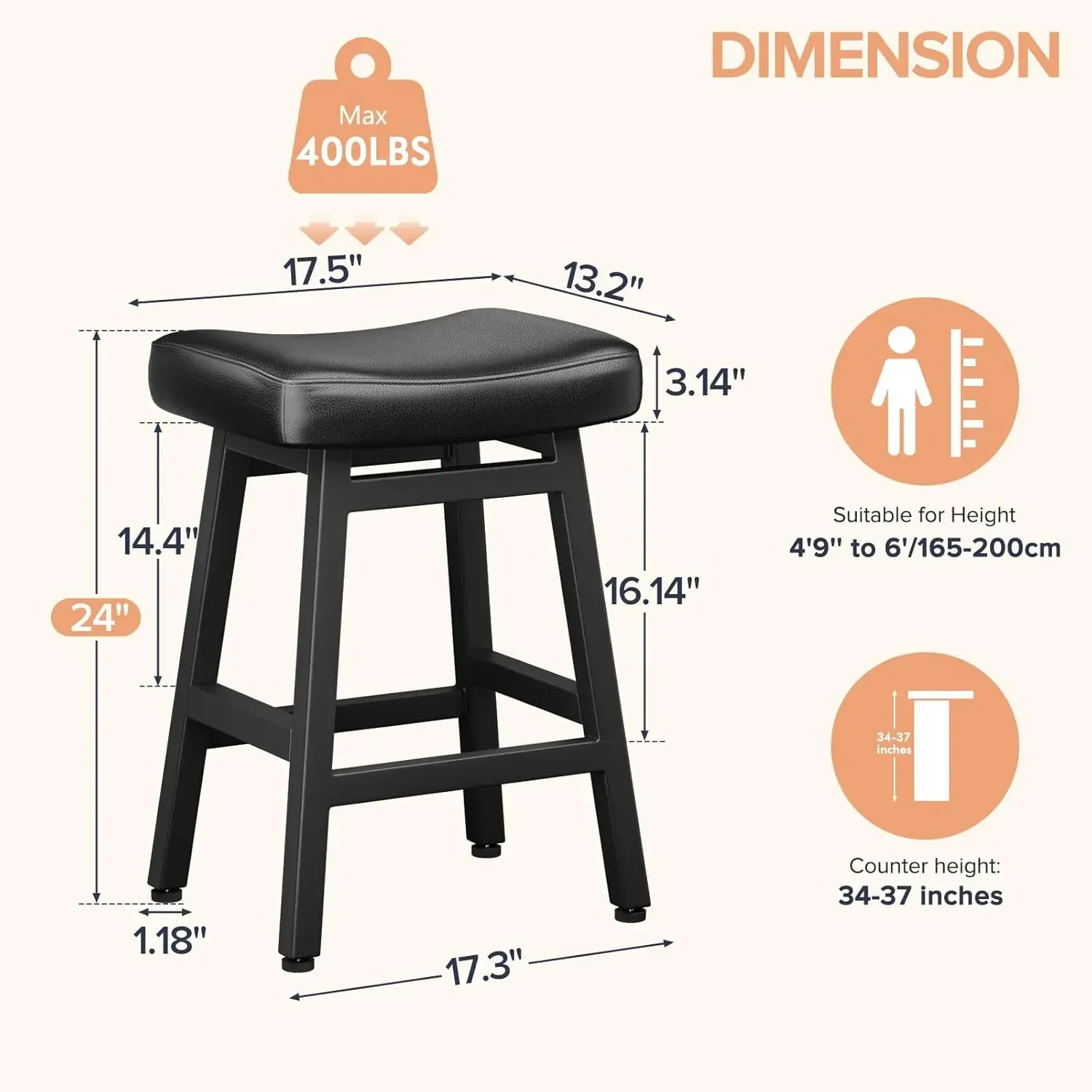 Counter Height Bar Stools Set  - огляд і ціна Commercial Kitchen Counter
