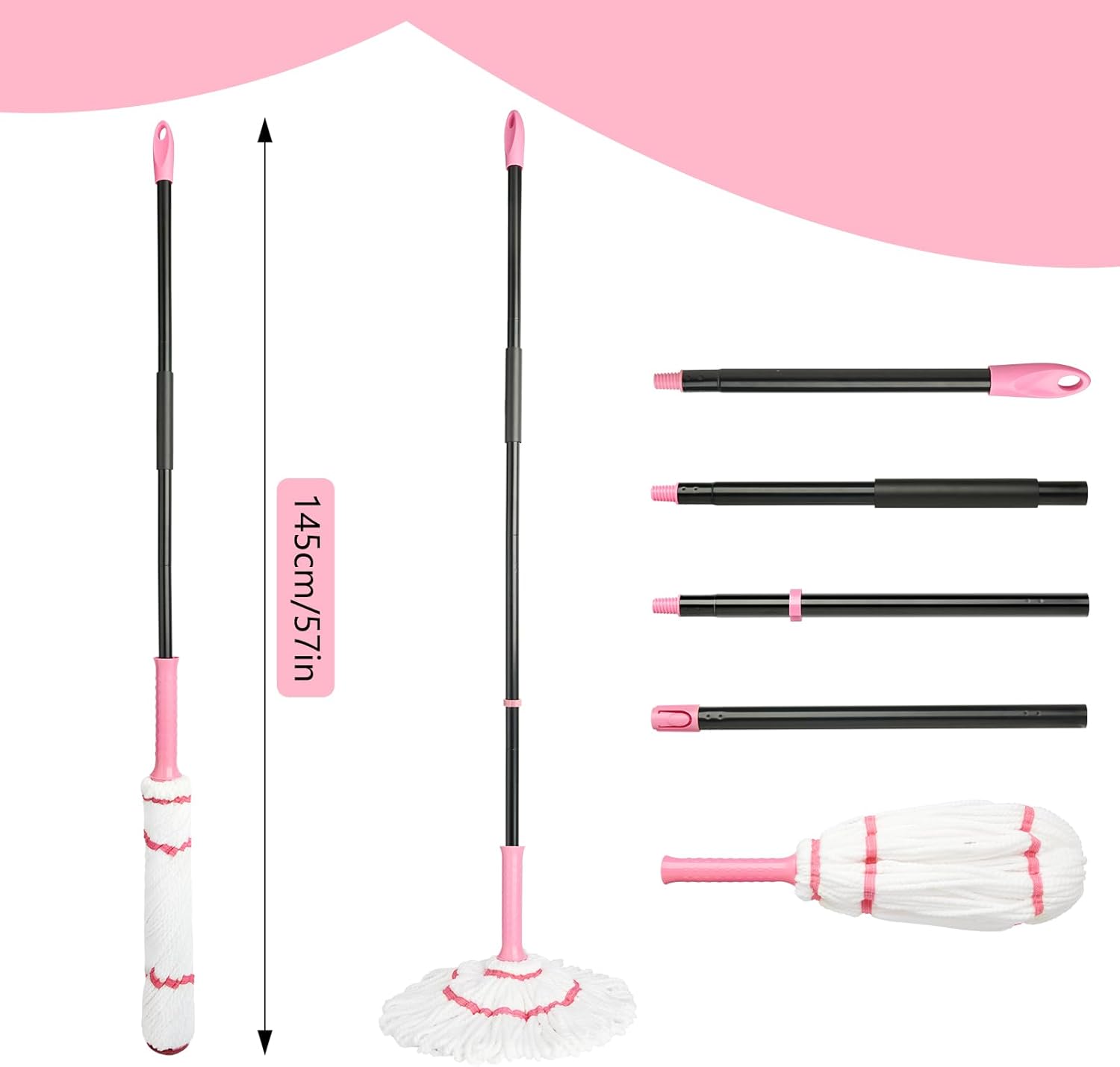 Self-Wringing Twist Mop for Fl - огляд і ціна Commercial Kitchen Cleaning