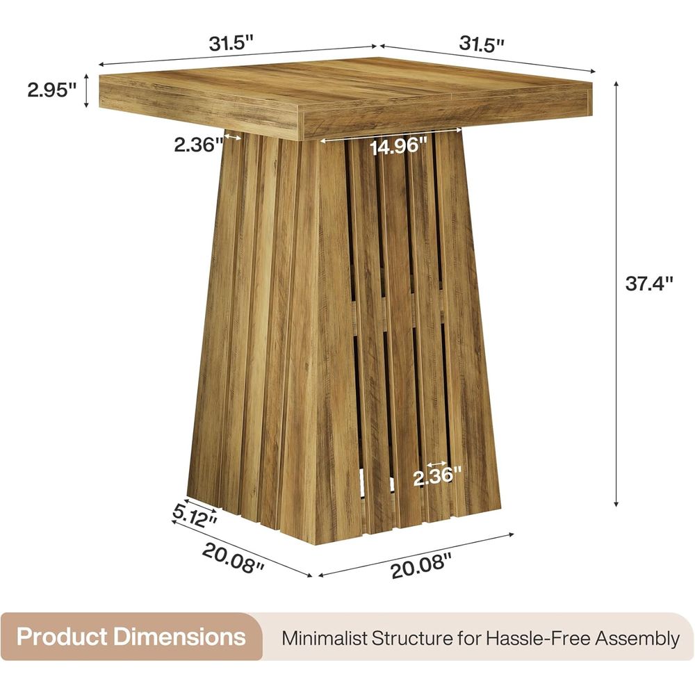 37.4 High Square Bar Table for - огляд і ціна Commercial Kitchen Small Space