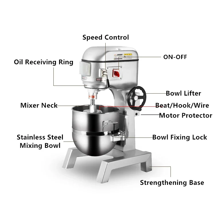 20 Baking shop commercial kitc - огляд і ціна Commercial Kitchen Mixer