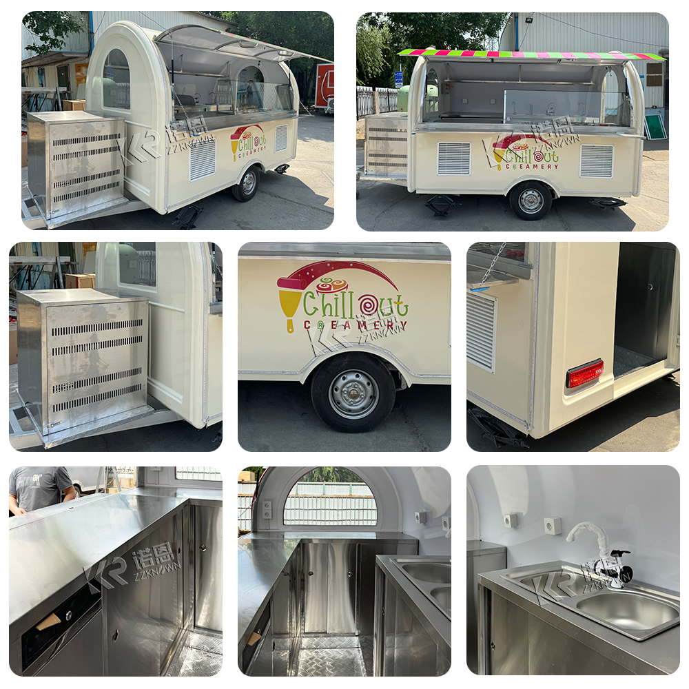 Street BBQ Fast Food Pizza Tra - огляд і ціна Commercial Kitchen Layout