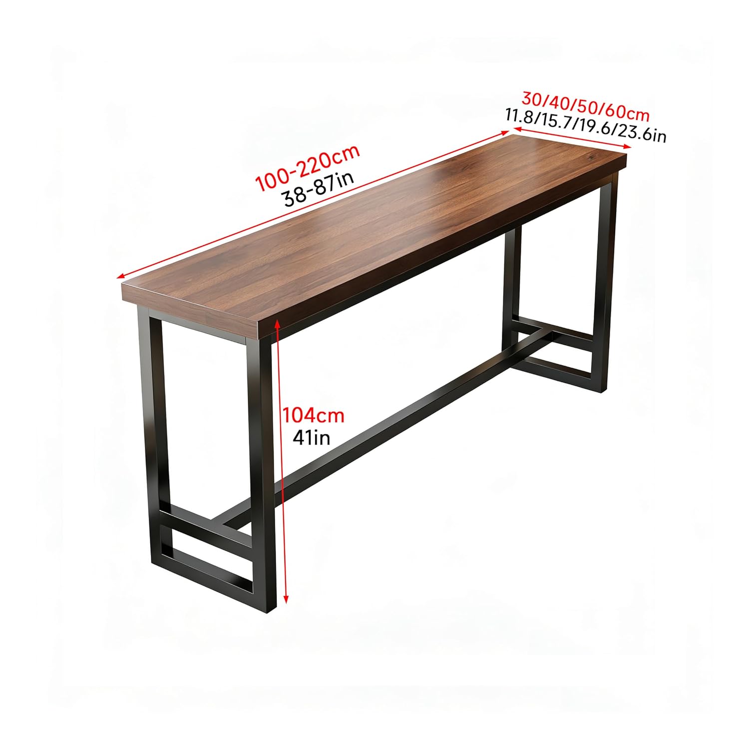 Narrow Counter Height Bar Tabl - огляд і ціна Commercial Kitchen Small Space