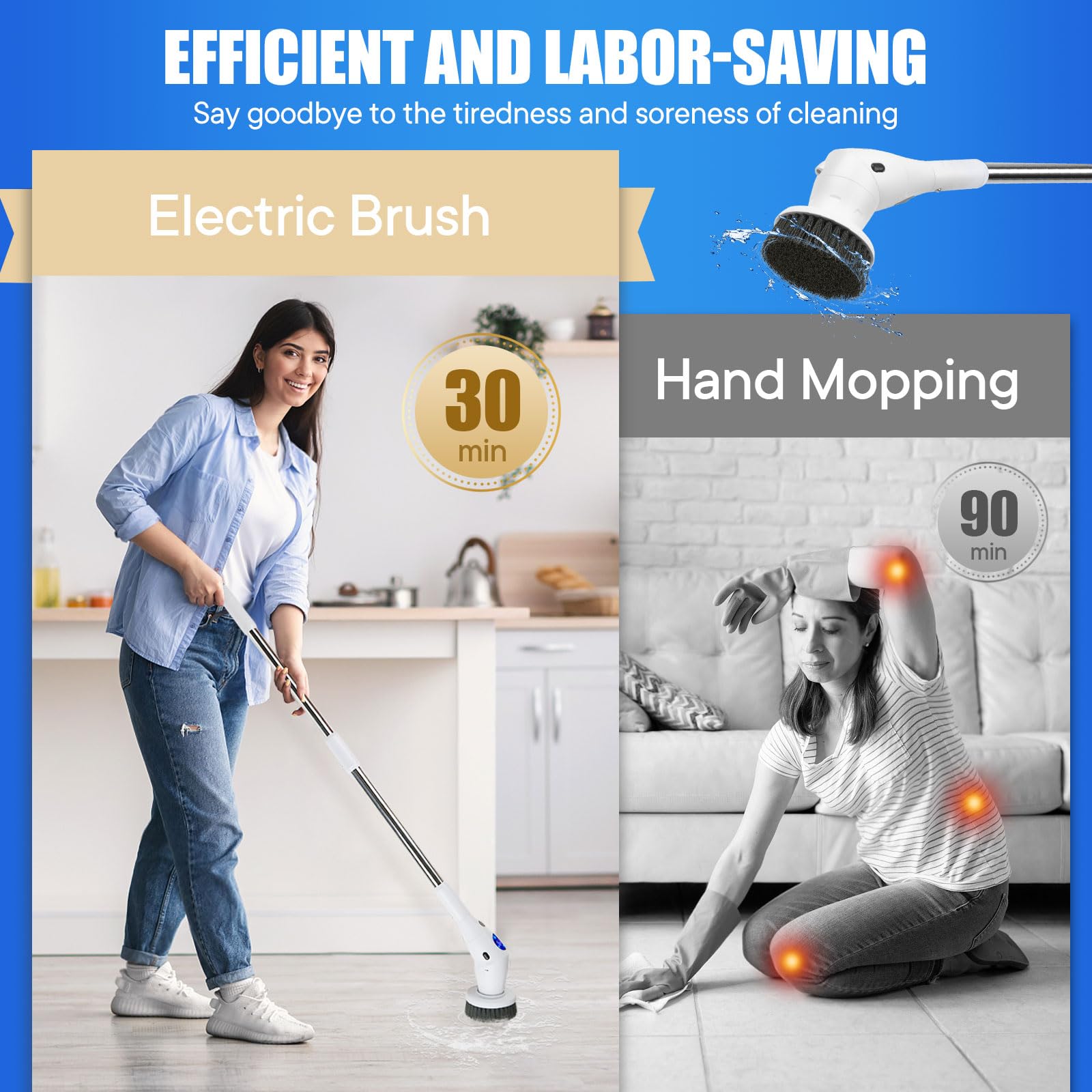Electric Spin Scrubber Cleanin - огляд і ціна Commercial Kitchen Cleaning