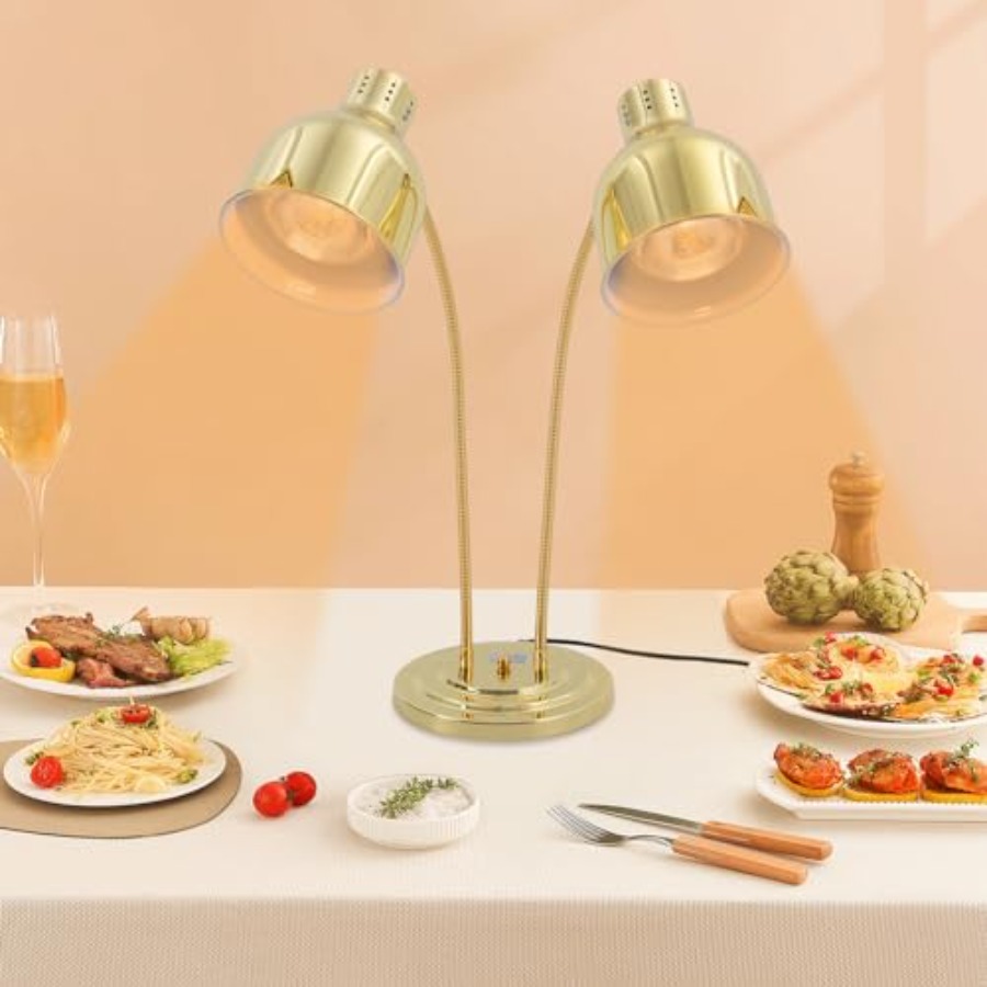 2-Head Food Warmer Lamp for Re - огляд і ціна Commercial Kitchen Kitchen