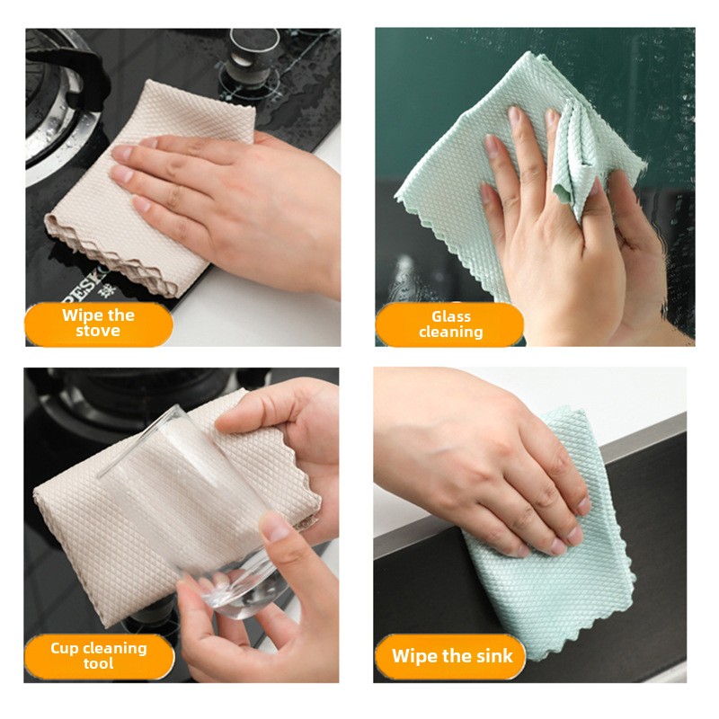 5 pcs Household Cleaning Produ - огляд і ціна Commercial Kitchen Towels