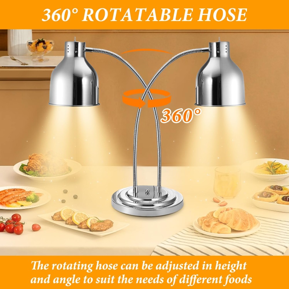 Commercial Food Warming Lamp 2 - огляд і ціна Commercial Kitchen Kitchen