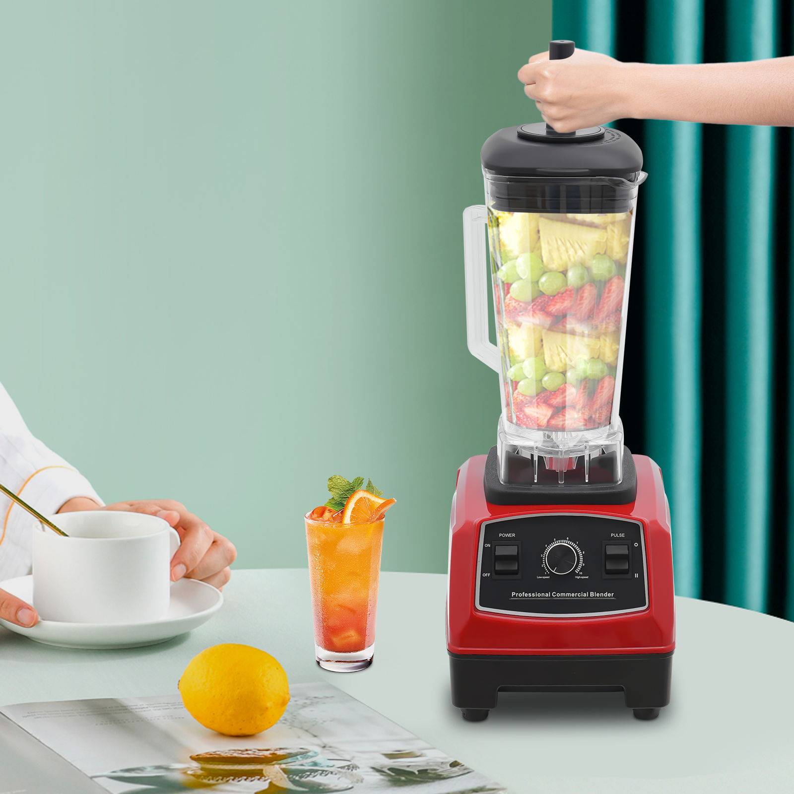 2200W Commercial Smoothie Blen - огляд і ціна Commercial Kitchen Cleaning