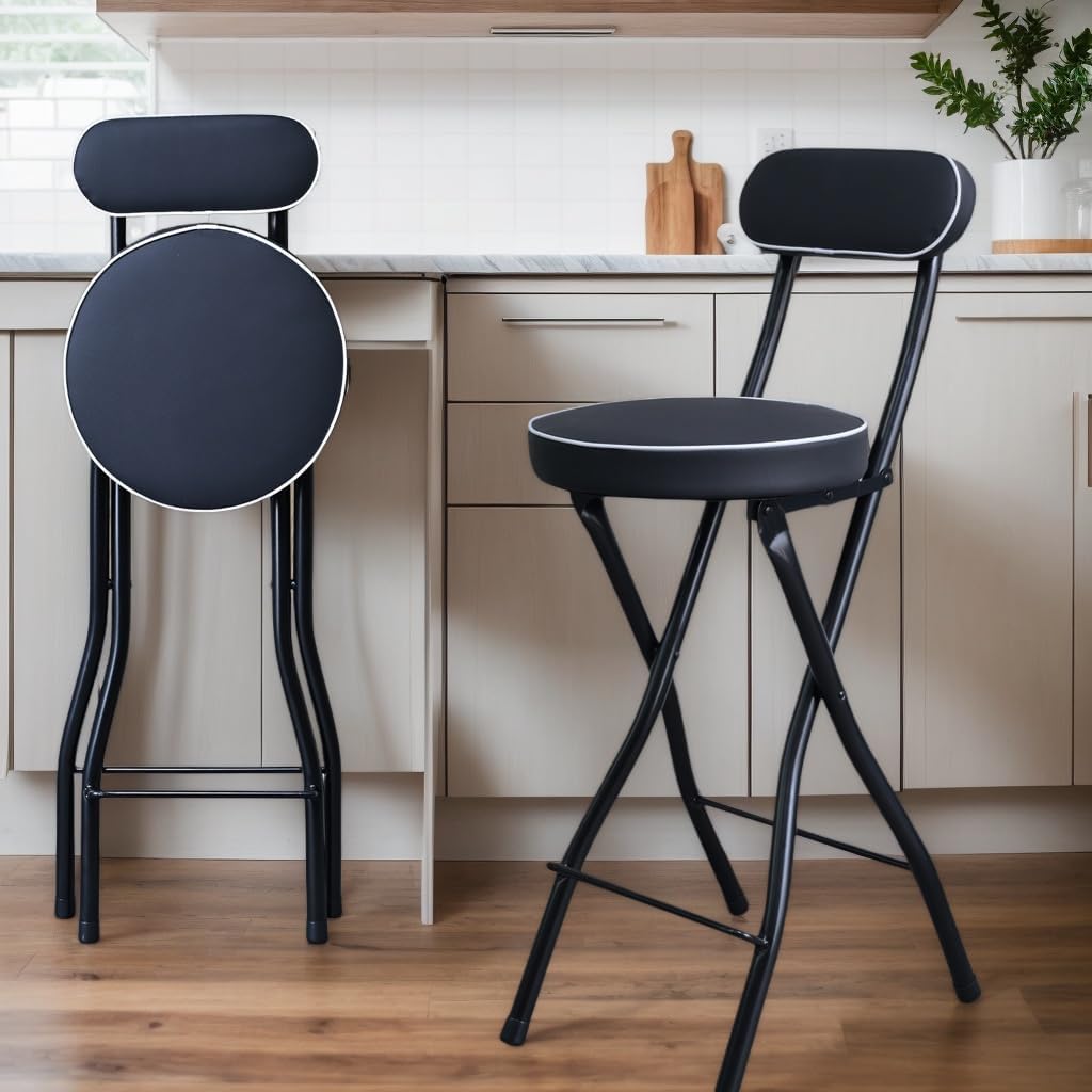 Foldable Bar Stool Round Metal - огляд і ціна Commercial Kitchen Counter