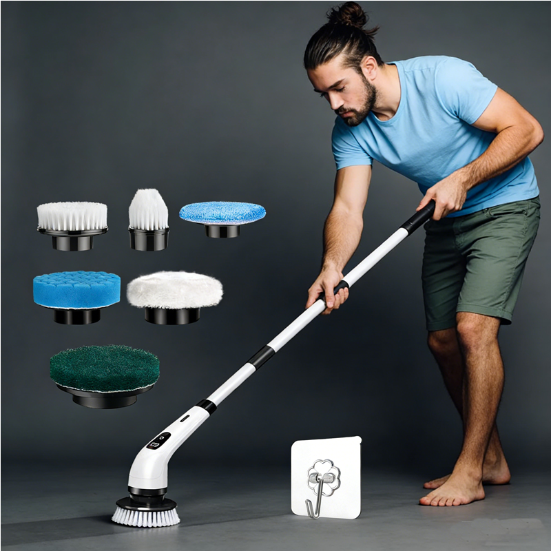 Cordless Household Spin Scrubb - огляд і ціна Commercial Kitchen Cleaning