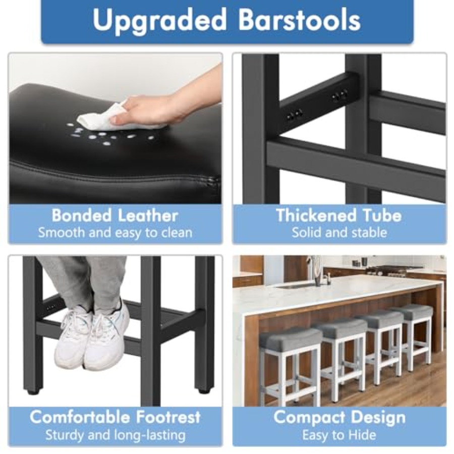 Counter Height Bar Stools Set  - огляд і ціна Commercial Kitchen Counter