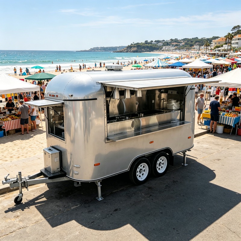 Stainless Steel Food Trailer M - огляд і ціна Commercial Kitchen Layout
