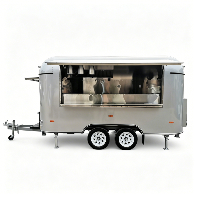 Stainless Steel Food Trailer M - огляд і ціна Commercial Kitchen Layout