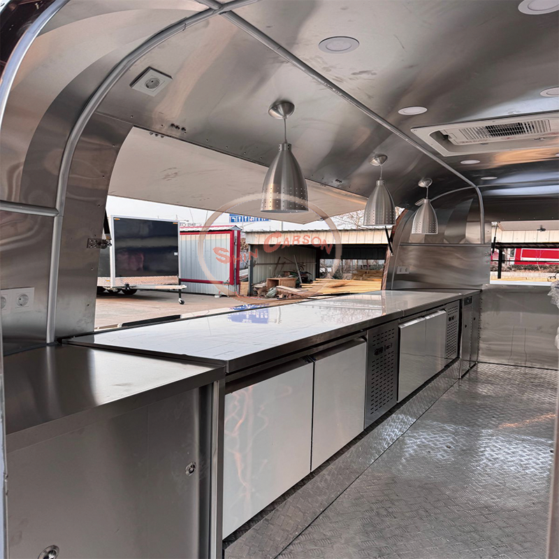 Custom Fiberglass Food Truck T - огляд і ціна Commercial Kitchen Interior