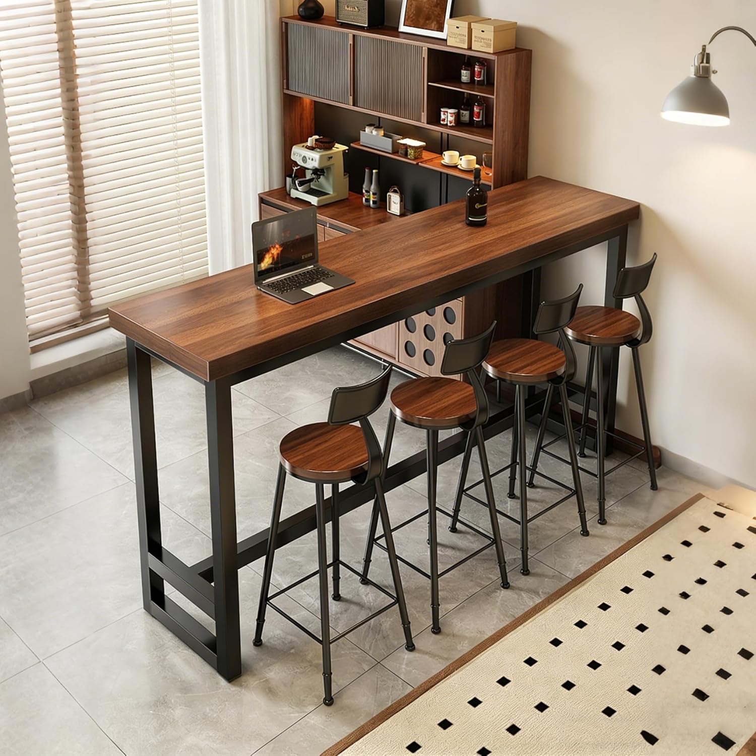 Narrow 41in Counter Height Bar - огляд і ціна Commercial Kitchen Small Space